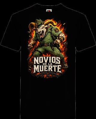 Camiseta Negra y Verde Hombre