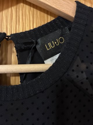 Vestido Liu Jo negro con lunares