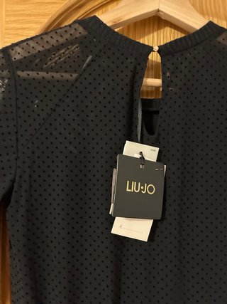 Vestido Liu Jo negro con lunares