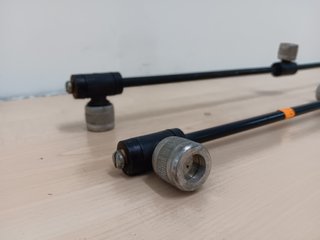 Lanza pulverización doble boquilla fibra
