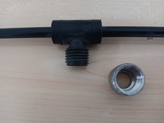 Lanza pulverización doble boquilla fibra