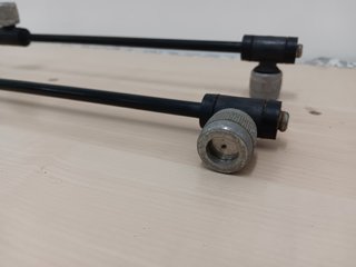 Lanza pulverización doble boquilla fibra