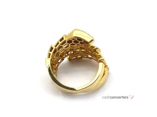 sortija oro 18k con piedra con circonita