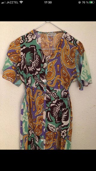Vestido estampado paisley