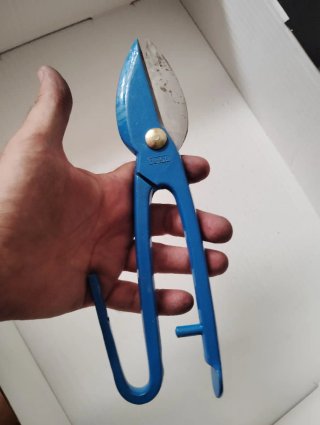 Tijeras Ojalatero Azul nuevas