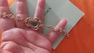 Pulsera Tous Vintage Baño Oro Plata