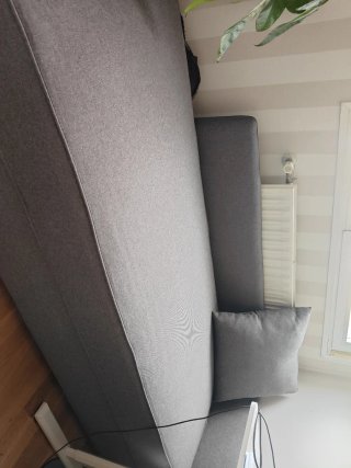 Sofá Chaise Longue Individual con Canapé Gris