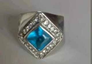 Anillos Plata de Ley con Piedra Azul