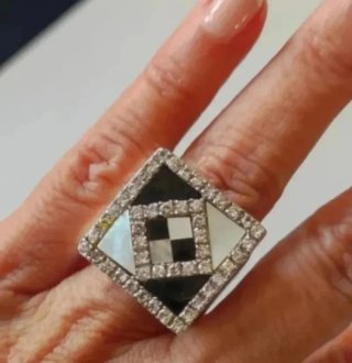 Anillos Plata de Ley con Piedra Azul