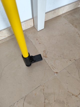 Barra Soporte Telescópica Negra