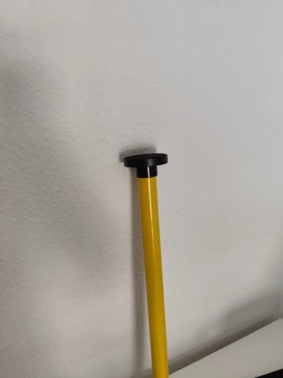 Barra Soporte Telescópica Negra