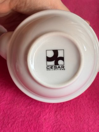Tetera con taza a juego gatos César Collection