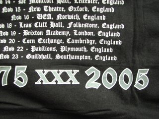 Motörhead Vintage 2005 30anniv Tour T-Shirt XL