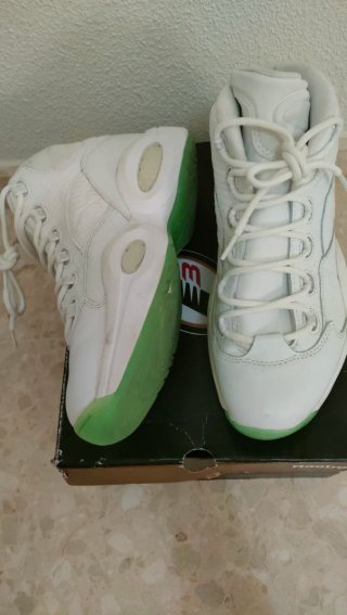 Reebok Question Iverson Blancas/Verdes