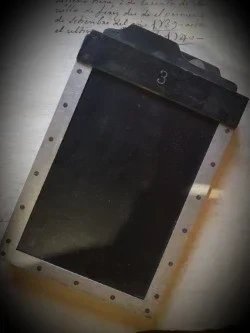 Lote 2 Chassis Porta Placche Fotografiche Antiche