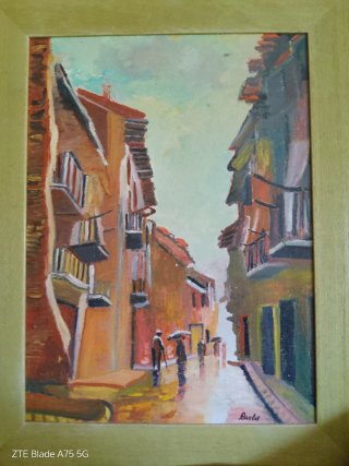 Cuadro pintado a mano