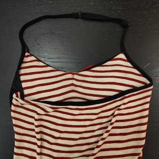 Top Halter Fornarina Vintage Y2K Pin-Up taglia XS