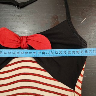 Top Halter Fornarina Vintage Y2K Pin-Up taglia XS