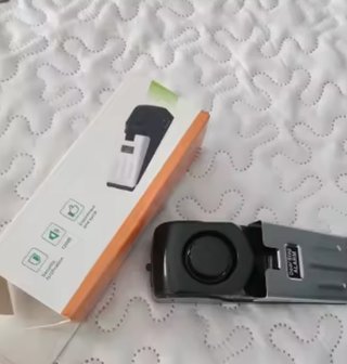 Tope Cuña para puerta con alarma sonora.