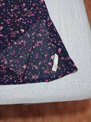 Vestido Azul flores Lefties.