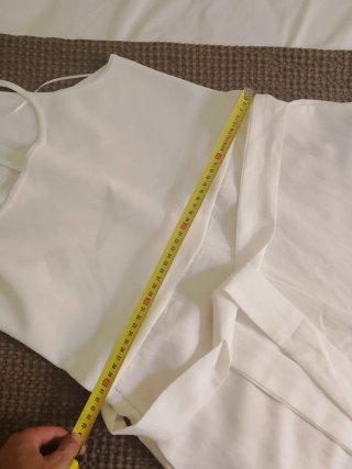 Mono Mango Blanco Pierna Ancha