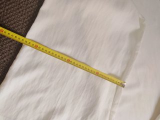 Mono Mango Blanco Pierna Ancha