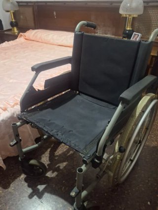 Silla de ruedas plegable XL