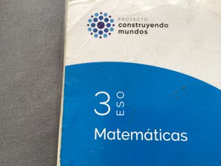 Matemáticas, 3 ESO, Proyecto Construyendo mundos