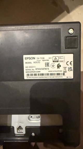 Stampante termica Epson TM-T20III