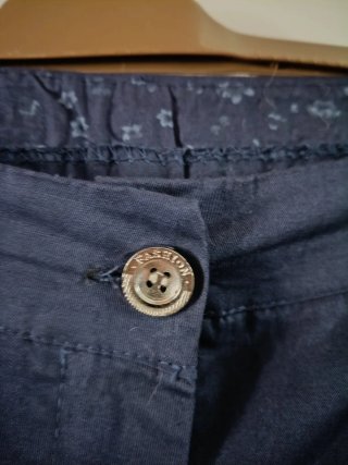 Pantaloni blu eleganti