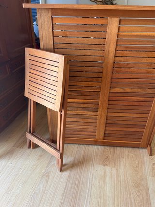 Mueble Bar de Madera teka
