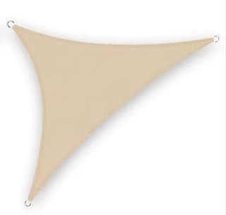 Toldo Vela Rectangular Beige 3x3x3m