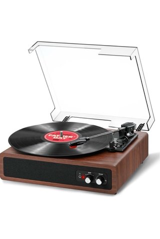 Tocadiscos Anesky Bluetooth 33/45/78 RPM