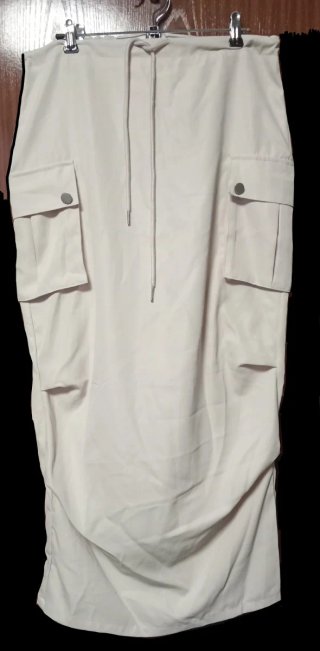 Conjunto falda y top blanco crochet