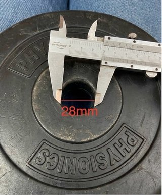 Discos de pesas Physionics 5kilos 2,5kilos