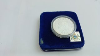 Moneda Plata al Rey de España Estuche
