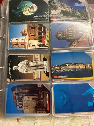 Stock di quasi 7kg di Schede Telefoniche