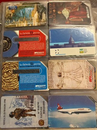Stock di quasi 7kg di Schede Telefoniche