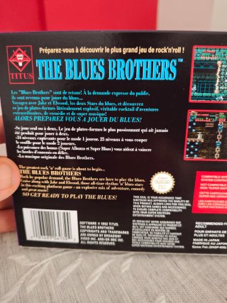 Scatola di ricambio per The Blues Brothers SNES