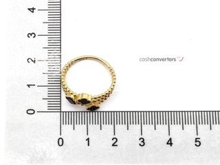 sortija oro 18k con piedra con circonita