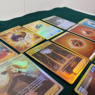 30 Cartas Pokémon Holográficas Full Art Entrenador