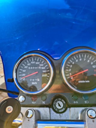 Suzuki GS500 2001 Azul A2