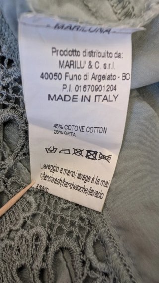 Vestito Mariluna seta tg.L. Italia