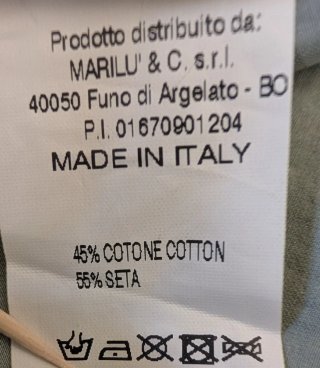 Vestito Mariluna seta tg.L. Italia