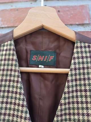 Conjunto vintage Snif chaqueta y chaleco