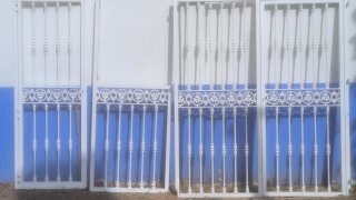 Rejas de hierro fundido decoradas