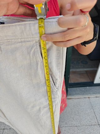 Pantalones Lino C&A Beige Talla xxxl