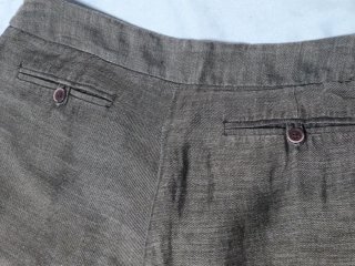 Pantalón lino verde