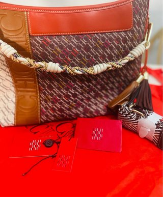 Bolso shopping diseño étnico.