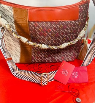 Bolso shopping diseño étnico.